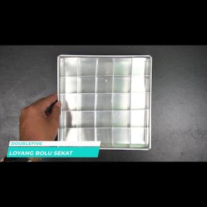 CETAKAN LOYANG BROWNIES DAN SEKAT POTONG 20 X 20 (25 SEKAT )