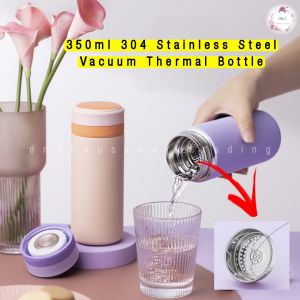 🇲🇾 350ml 304 Stainless Steel Vacuum Insulation Simple Small Capacity Water Cup Bottle 304不锈钢真空保温杯学生简约迷你口袋小容量水杯