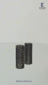 Etivo K29 Door Knob Handle Modern Black & Tarikan Pintu Laci Bulat Hitam