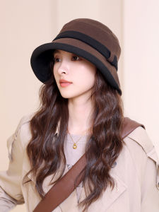 Fashionable Fisherman Hat for Women Warm All-Season Cycling Travel Outdoors Large Circumference Face Slimming Style 2025 New