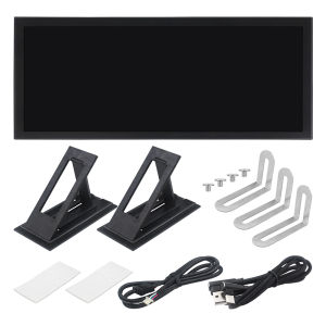 SHCHV | TURZX USB 12.3 Inch Secondary Screen IPS 1920*720 TFT LCD Support Desktop Mode TF Card Dispaly Type-C PC Monitor NO AIDA64