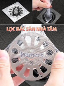 100 Lưới Lọc Rác Bồn Rửa Chén Dạng Túi Lưới Lọc Rác Bịch 100 Túi Có Chun Bo Tiện Dụng
