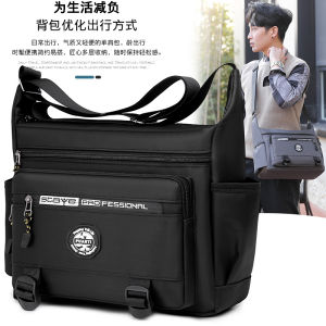 Túi Đeo Vai Nam Dung Tích Lớn Chống Nước Chống Mài Mòn Nhiều Ngăn Làm Việc Kinh Doanh Túi Đeo Chéo Thường Ngày Cho Thanh Thiếu Niên