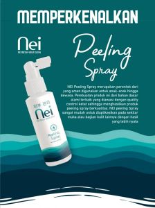 Nei Peeling Spray 90ml Paling Ampuh Penghilang Daki Mencerahkan Kulit Dan Melembutkan Kulit Sudah BPOM
