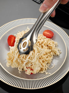 304 Stainless Steel Food Clamp Kitchen Steak Egg BBQ Anti-Scald Ice Cube Bread Clamp Commercial Grade BBQ Cooking Utensils