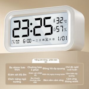 HUAYASEN | Đồng Hồ Báo Thức Số Đơn Giản Có Sạc