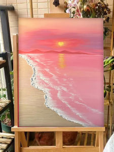 3D Digital Oil Painting Quartz Sand Acrylic Texture Painting DIY Material Full Set Fancy Oil Painting Decorative Painting