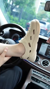 Sandals for Men Outdoor Casual Sandals Slip-on Thick-Sole Lightweight Sandals