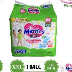 •88• MERRIES Popok Bayi Pants Good Skin Diaper Pants Anti Gatal di Kulit Size S-XXL / Ball Original BPOM
