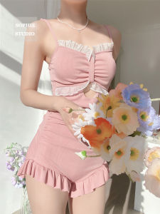 Sophie French Retro One Piece ชุดว่ายน้ำ ผู้หญิง Thermal Spa Holiday High-End เซ็กซี่ ชุดกีฬาเปลือยหลังแบบอนุรักษ์นิยม