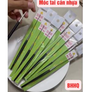 1 cây móc ráy tai cán nhựa đen Thanh Sơn cây lấy ráy tai  cây móc tai cán nhựa dài.