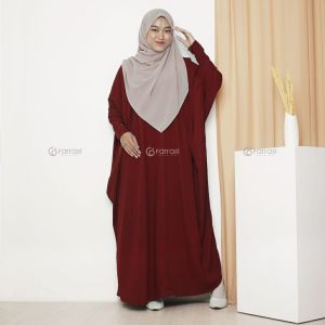 ABAYA KAFTAN BATWING Farrasi || Gamis Polos | Gamis Abaya | Abaya Turkey | Abaya Kaftan