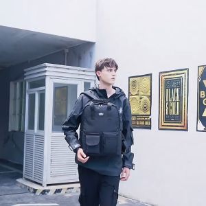 Water Resistant Backpack With Top Handle Large Capacity Travel Backpack School Bag Beg Sekolah Beg Belakang Beg Travel (SC-051)