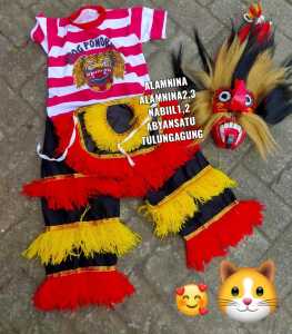 setelan kaos reog Ponorogo topeng bujang ganong