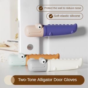 Door Handle Gloves Silicone Anti-collision Protective Cover Silent Anti-collision Pad Anti-static Door Handle Protective Cover