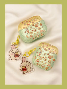 เคส AirPods รุ่นที่ 4 ปกป้องแบบลำลองสไตล์ขนมเชอร์รี่รูปดอกไม้ สำหรับ Apple pro เสื้อคลุมไร้สาย Bluetooth ดีไซน์น่ารัก