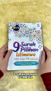 9 Surah Pilihan Istimewa BONUS Dzikir Pagi Petang Latin Terjemah Surat Al-Fatihah Al-Baqarah Al-Kahfi As-Sajdah Yasin Ar-Rahman Al-Waqiah Al-Mulk Al-Muawwidzat Penerbit Pustaka Quran Sunnah PQS