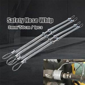 20Inch Galvanized Safety Hose Arrestor Safety Hose Whip Check Anti-Collapsible Anti-Dropping