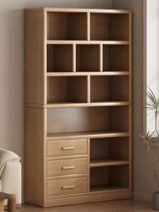 ZHUOHE | Multi-Level Floor-standing Bookshelf with Doors