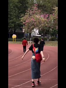 Denim Skirt Highwaist / Rok Jeans A-Line Midi Wanita / Rok Slit Belah Korean Style