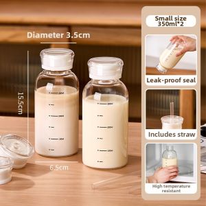 YYIEDERNG | Portable Microwave-Safe Measuring Glass Cup