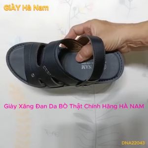 Giày Sandal Nam TiTi ĐÔ Da Bò Thật Cao Cấp Đế Cao Su Chống Trơn Trượt DNA2243
