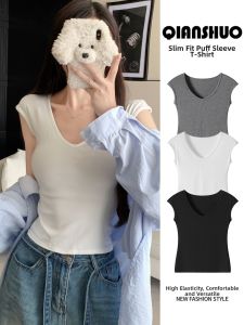 YISOF | Relaxed Style Sleeveless Summer Slim Fit Tops for Women