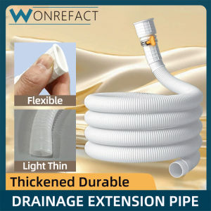Leak-Proof Air Conditioner Drain Extension Hose 2M Thickened Semi-Automatic Washer Inlet Pipe Flexible Design