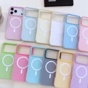 Ốp Điện Thoại iPhone 17 Pro Max 16 11 13 15 14 Plus 12 Air Cao Cấp Chất Liệu Silicon Sáng Bóng Tích Hợp Nam Châm Magsafe Hỗ Trợ Sạc Không Dây Chống Sốc Chống Xước