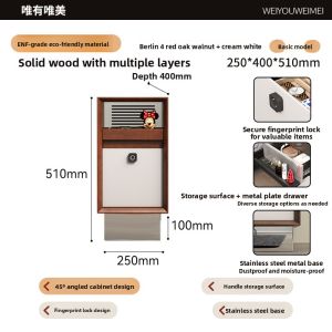 Weimei | Vintage Nightstand Cabinet