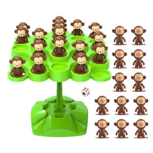 Monkey Tree Balance Toy Montessori Math Toys Birthday Party Favors Educational Balancing Board Game Baby Shower Gifts