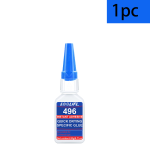 LOOLIFL | Industrial-Grade Looliifl Instant Adhesive 401 406 411 414 460 495 496 Super Glue 5-Second Fast-Drying Quick-Curing Cyanoacrylate Glue Universal Strong Adhesive Suitable for Metal Plastic Ceramics Acrylic Rubber Wood Leather D...