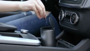 Thùng Rác Ô Tô Mini Có Nắp - Thùng Rác Mini Để Bàn Văn Phòng Baseus Gentleman Style Tiện Dụng Và 30 Túi Đựng( Bán Lẻ Túi) - TopLink