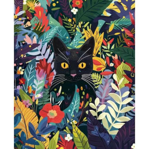 Animal Diy Painting Kit For Adults，Paint By Numbers Canvas Acrylic Painting，Handmade Gift Decorative Paintings