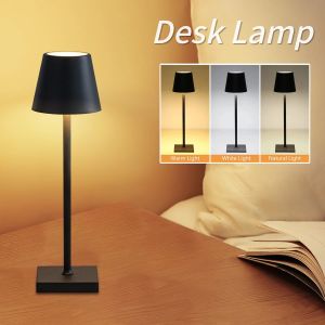 LED Desk Lamp Rechargeable Night Light 3-layer Dimming Bar Restaurant Atmosphere Wireless Touch Light Indoor Decoration Light