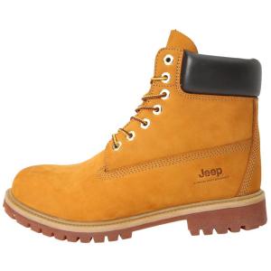 Jeep | Jeep Outdoor Waterproof Hiking Boots Mens Autumn Winter Fleece Lined Yellow Martin Boots Womens Walking Workwear Boots