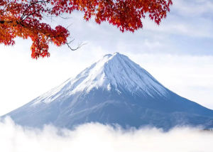 Kayou | 5D DIY Diamond Painting Kit Japan Fuji Mountain Sakura Lake Artwork Full Drill Rhinestone Mosaic Craft Kit for Home Decor Gift