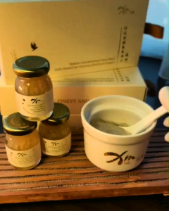 XIN Birds Nest: Deluxe Concentrated Cave Nest with American Ginseng (Reduced Sugar) 42ml x 4 bottles
