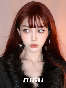 Whisper Home DIGU European and American Style Exaggerated Heart Shaped Earrings for Women Simple Cold Trendy Design Alloy Silver Gold Plated