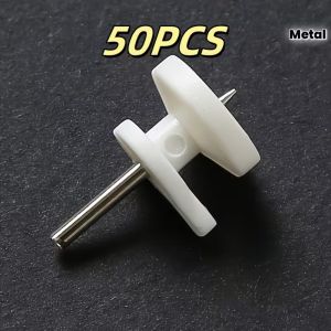 50 Đinh Ghim Tường Mini Không Nhìn Thấy Được Thân Trơn Khung Kim Loại Nhựa Móc Treo Ảnh Trang Trí Sắt Đồ Gỗ Đinh Hoàn Thiện Nhỏ