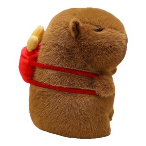 QIAOSHANG | Cute Cartoon Capybara Backpack Plush Toy