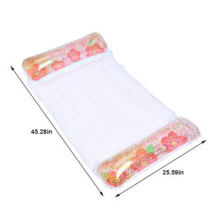 Inflatable Pool Float Swim Mattress Water Hammock Swim Float Ring Swim Accessory Summer Water Sports Swim Tube Air Mattress 