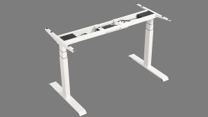 Solid Wood Double Electric Motors Three Levels Electric Lifting Desk Leg Lifting Table Rack Smart Lifting Desk