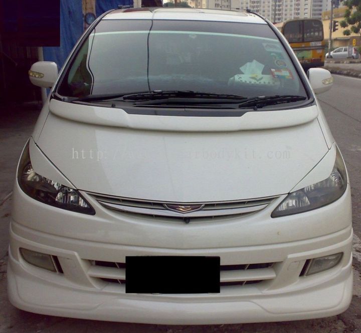 Toyota estima acr30 front bonnet wing spoiler lip guard wing 2000 2001 ...