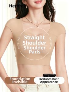 Herbal Color Shoulder Pads Seamless Bra