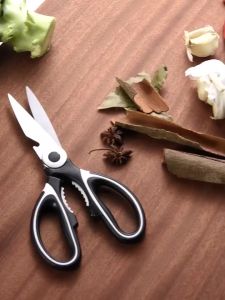 (BISA COD) PROMO Gunting Besar Dapur Serbaguna Stainless Steel / Gunting Serbaguna All in 1 / Gunting Dapur / Gunting Ayam Ikan Daging Buah Sayur