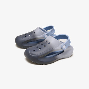 Dép Đi Biển Mùa Hè 2025 Mới Cỡ Lớn Cho Trẻ Em Trai Đi Ngoài Trời Chống Trượt EVA Thoáng Khí Chống Thấm Nước