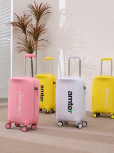18-inch Amter Candy Suitcase Password Suitcase PC Strong Trolley Case Small Boarding Case Lightweight Storage Gift