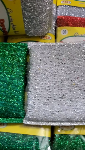 [Video tự Quay] Combo 4 Miếng Bọt Biển Rửa Chén Bát Kim Tuyến Miếng Cước Xốp Chùi Rửa Chén Chùi Nồi Chống Xước Tạo Bọt