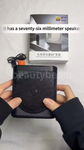 Magnetic Wireless Lavalier Microphone Speaker - Supports Bluetooth/USB Playback Dedicated for Teaching & Lectures Rechargeable Portable PA System with 15M Transmission & 8H Battery Life